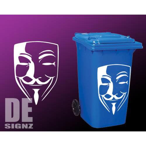 Wheelie Bin Graphics - Anonymous Logo