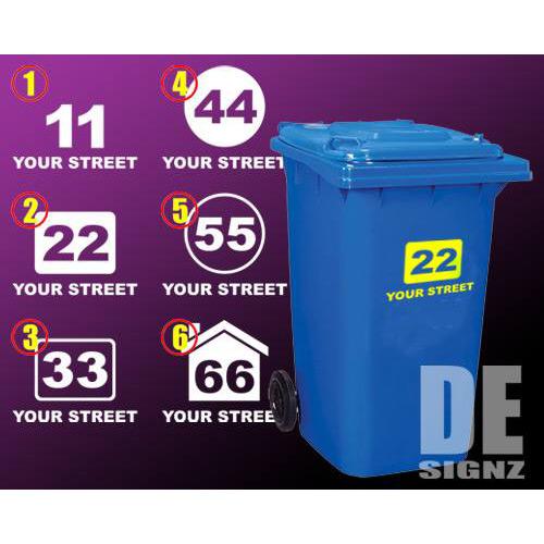 Wheelie Bin Numbers 2