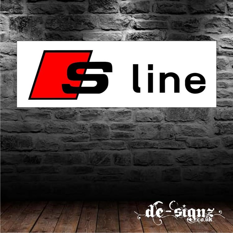 Audi S Line Logo Banner 1