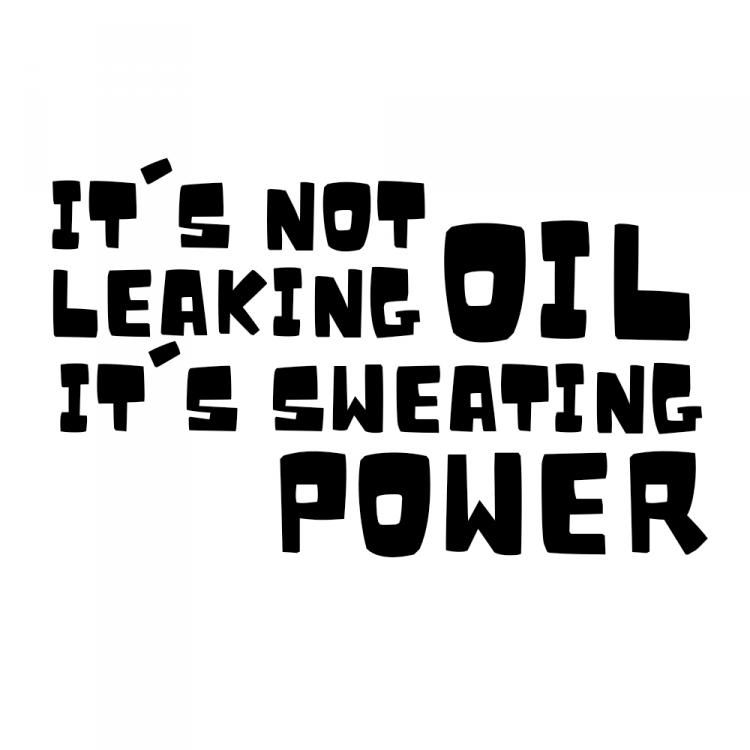 Not Leaking Oil Sweating Power Sticker